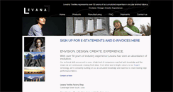Desktop Screenshot of levana.co.nz